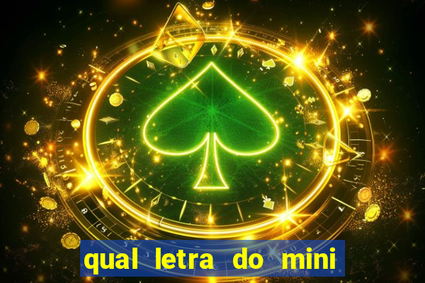 qual letra do mini dolar hoje